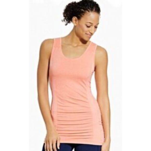 Dalia by Carrie Underwood Ruched Tank Top Size S Activewear Workout Gym - Picture 1 of 6